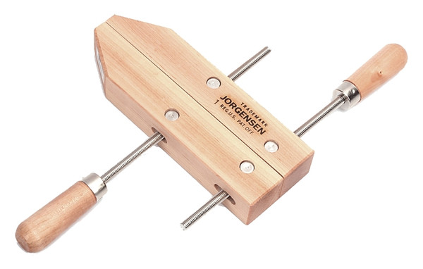 JORGENSEN 1 Classic Adjustable Handscrew, 300 lb Clamping, 6 in Max Opening Size, 5 in D Throat, Wood Body, Silver Body [SKU: ORG7384761]