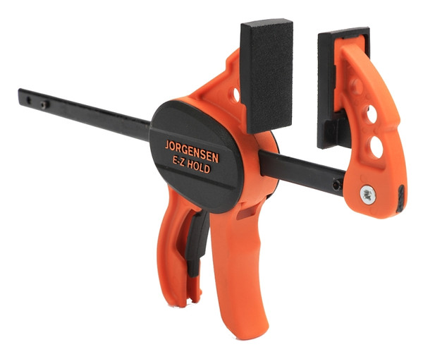 JORGENSEN E-Z HOLD Series 33804 Hobby Bar Clamp, 50 lb, 4 in Max Opening Size, 1-1/2 in D Throat, Steel Body [SKU: ORG9263872]