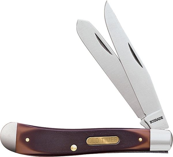 OLD TIMER 94OT Folding Pocket Knife, 3 in L Blade, 7Cr17 High Carbon Stainless Steel Blade, 2-Blade [SKU: ORG6276224]