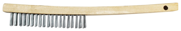 Premier 319 Standard Wire Brush, Metal Trim, Wood Handle [SKU: ORG0248518]