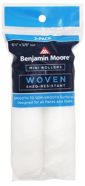 Benjamin Moore U66303-018 Woven Mini Roller Cover, 3/8 in Thick Nap, 6-1/2 in L [SKU: ORG0250175]