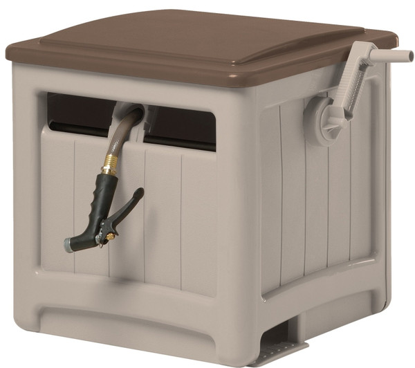 Suncast SMT200B Hose Hideaway, 5/8 in Hose, 225 ft Hose, Crank Handle, Resin [SKU: ORG0282046]