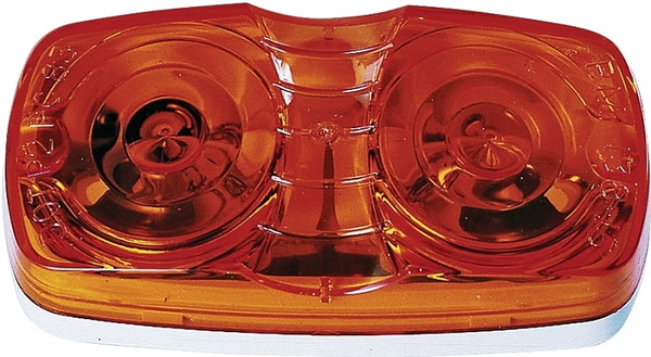 PM V138A Marker Light, 12 V, Incandescent Lamp, Amber Lens, Surface Mounting [SKU: ORG8653792]