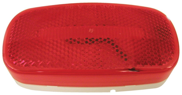 PM V180R Marker Light, 12 V, LED Lamp, Red Lens, Surface Mounting [SKU: ORG0677823]