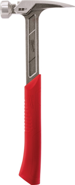 Milwaukee 48-22-9022 Hammer, 22 oz Head, Framing, Milled Face, Steel Head, 15 in OAL [SKU: ORG1388941]