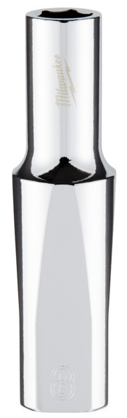 Milwaukee 45-34-9092 Socket, 8 mm Socket, 3/8 in Drive, 6-Point, Chrome Vanadium Steel, Chrome [SKU: ORG1387570]