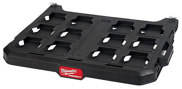 Milwaukee PACKOUT 48-22-8481 Racking Shelf, 50 lb Capacity, Polypropylene Shelving, 21 in OAW, 16.6 in OAH, 3.9 in OAD [SKU: ORG1389717]