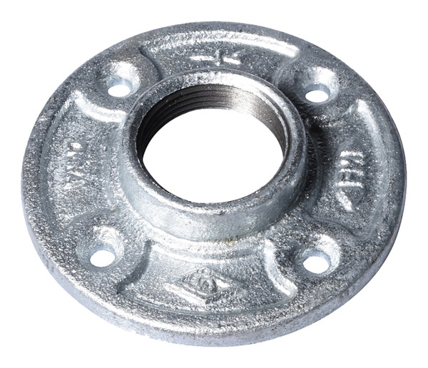 ProSource 27-11/4G Floor Flange, 1-1/4 in, 4.2 in Dia Flange, FIP, 4-Bolt Hole, 0.75 in L Through Bore [SKU: ORG6102461]