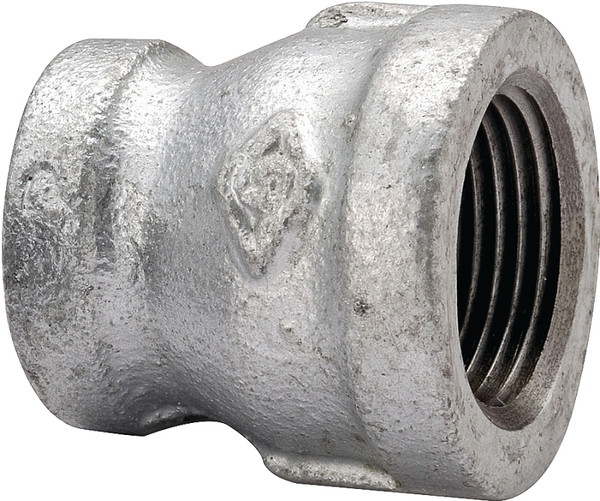 ProSource 24-3/8X1/4G Reducing Pipe Coupling, 3/8 x 1/4 in, Threaded, Malleable Steel, SCH 40 Schedule [SKU: ORG6102859]