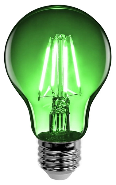 Feit Electric A19/TG/LED LED Bulb, Flood/Spotlight, A19 Lamp, E26 Lamp Base, Dimmable, Clear, Transparent Green Light [SKU: ORG7229370]