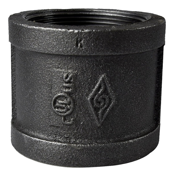 ProSource 21-2B Pipe Coupling, 2 in, Threaded, Steel, SCH 40 Schedule, 300 psi Pressure [SKU: ORG6117626]
