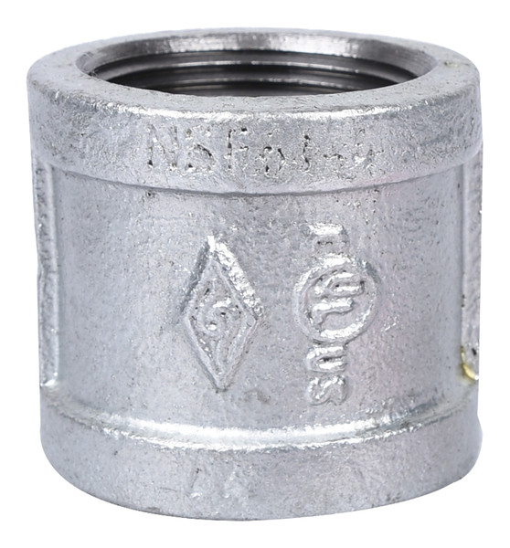 ProSource 21-1 1/4G Pipe Coupling, 1-1/4 in, Threaded, Malleable Steel, SCH 40 Schedule, 300 psi Pressure [SKU: ORG6117691]