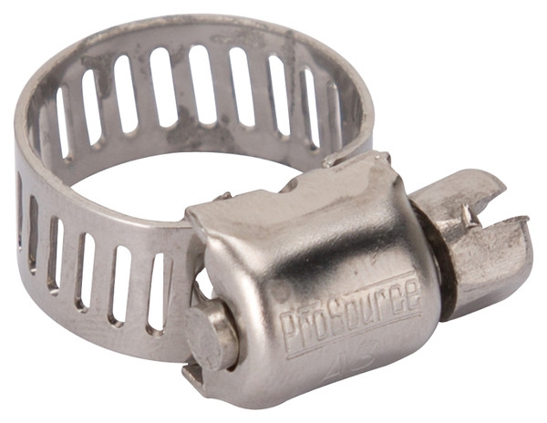 ProSource HCMSS04 Interlocked Hose Clamp, Stainless Steel, Stainless Steel [SKU: ORG8571846]