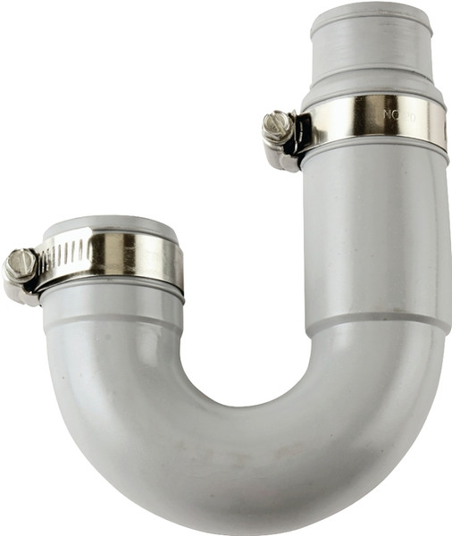 ProSource FT-150 J-Bend, Hose Clamps, PVC/Stainless Steel, Gray [SKU: ORG4960563]