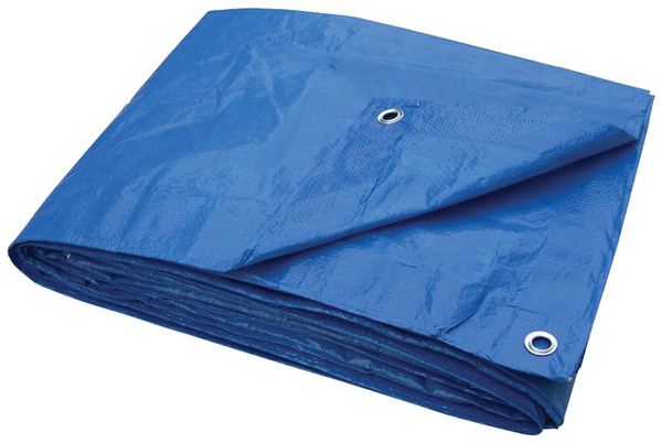 ProSource T1620BB70 Tarpaulin, 20 ft L, 16 ft W, 3.5 mil Thick, Polyethylene, Blue [SKU: ORG2633642]