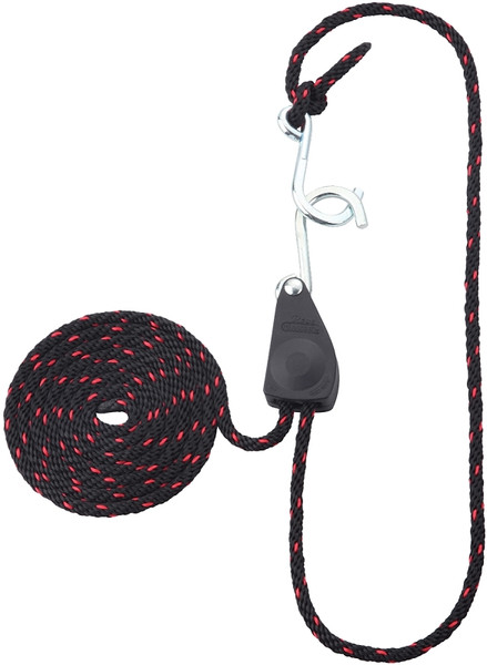 ProSource 10010-L-OI Rope Ratchet, Polypropylene/Steel, Black/Red [SKU: ORG2468098]