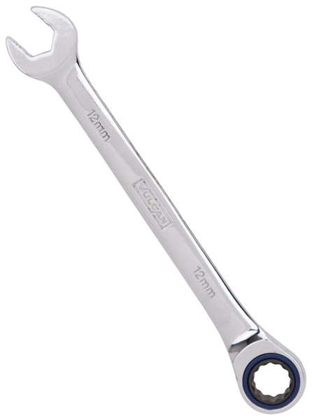 Vulcan PG12MM Combination Wrench, Metric, 12 mm Head, Chrome Vanadium Steel, Polished Mirror [SKU: ORG0051318]