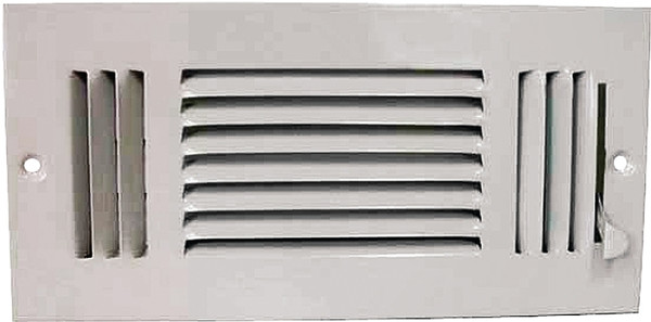 ProSource SW03-10X4 Sidewall Register, Steel, White [SKU: ORG2714533]