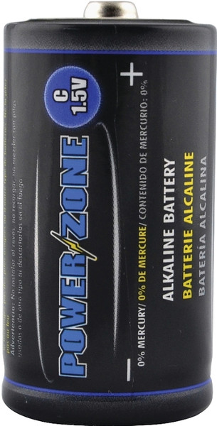 PowerZone LR14-4P-DB Battery, 1.5 V Battery, C Battery, Alkaline, Manganese Dioxide, Potassium Hydroxide and Zinc [SKU: ORG7345960]
