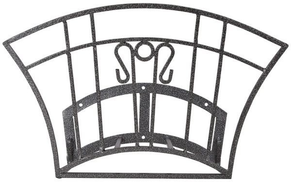 Landscapers Select HH003 Hose Hanger, 250 ft Capacity, Steel, Hammertone Black, Powder-Coated, Wall Mounting [SKU: ORG1723766]