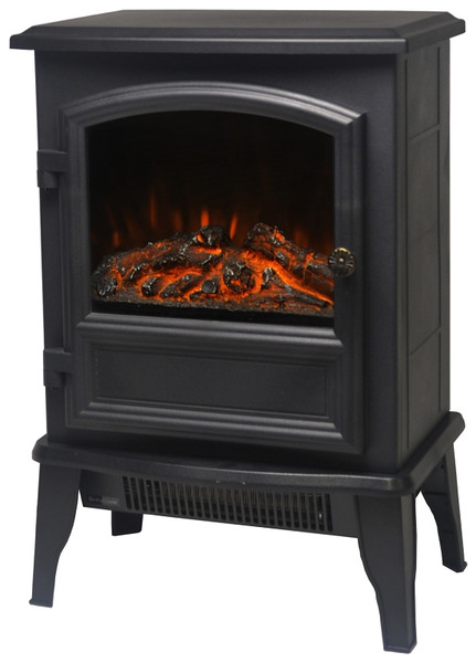 PowerZone FP202-SPA Electric Fireplace Heater, 14-5/8 in W, 9-7/8 in D, 21-3/4 in H, 120 V, Plastic/Metal, Black [SKU: ORG0019489]