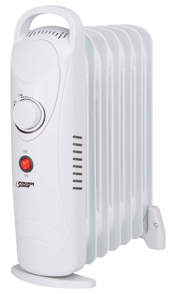 PowerZone CYPB-7 Mini Oil Filled Heater, 5.8 A, 120 V, 700 W Heating, 1-Heating Stage, White [SKU: ORG8306748]