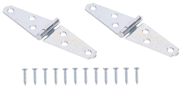 ProSource LSH-Z02-C2PS Strap Hinge, 1.2 mm Thick Leaf, Steel, 180 Range of Motion [SKU: ORG0482935]