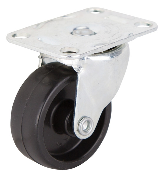 ProSource JC-B09-PS Swivel Caster, 1-5/8 in Dia Wheel, 5/8 in W Wheel, Plastic Wheel, Black, 50 lb [SKU: ORG7111917]