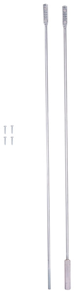 ProSource LR-105-PS Door Brace, 3/8 in W, Steel, Zinc [SKU: ORG0930230]