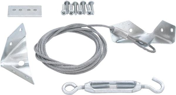 ProSource 33198ZCX-PS Anti-Sag Gate Kit, Steel, Silver, Zinc, 18-Piece, For: Outdoor [SKU: ORG1166719]