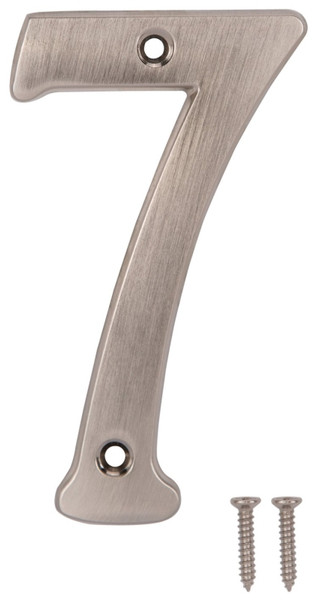 ProSource N-Z047SN-PS House Number, Character: 7, 4 in H Character, 2.21 in W Character [SKU: ORG2198927]