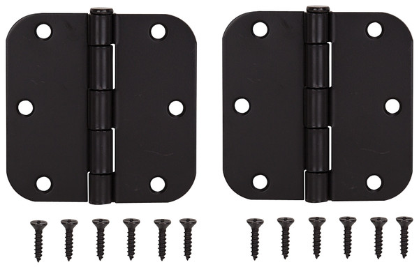 ProSource BH-102ORB-PS Door Hinge, Steel, Oil-Rubbed Bronze, Loose Pin, 180 deg Range of Motion, Screw Mounting [SKU: ORG2721231]