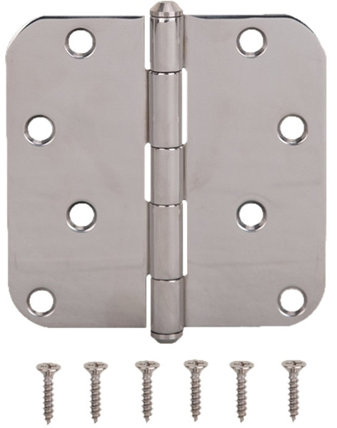 ProSource DH-S606-PS Door Hinge, Stainless Steel, Stainless Steel, Loose Pin, 180 deg Range of Motion, Screw Mounting [SKU: ORG2792638]