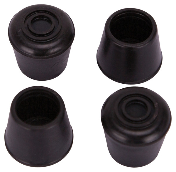 ProSource FE-50633-PS Furniture Leg Tip, Round, Rubber, Black, 5/8 in Dia, 1-1/8 in H [SKU: ORG3452323]