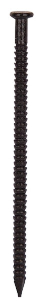 ProSource NTP-083-PS Panel Nail, 15D, 1-5/8 in L, Steel, Painted, Flat Head, Ring Shank, Black, 171 lb [SKU: ORG3935178]
