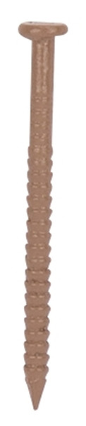 ProSource NTP-170-PS Panel Nail, 16D, 1 in L, Steel, Painted, Flat Head, Ring Shank, Oak [SKU: ORG3977568]