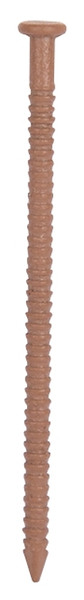 ProSource NTP-161-PS Panel Nail, 15D, 1-5/8 in L, Steel, Painted, Flat Head, Ring Shank, Brown [SKU: ORG3985827]