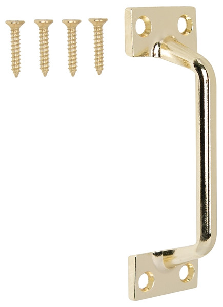 ProSource 20902BBB-PS Sash Lift, 3-7/8 in L Handle, Die-Cast Zinc, Polished Brass [SKU: ORG4838298]
