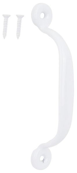 ProSource 20914PHB-PS Door Pull, 3/4 in W, 4-3/4 in D, 1-3/16 in H, Steel, White [SKU: ORG4861092]