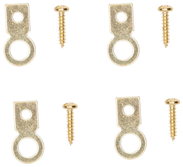 ProSource PH-122225-PS Frame Hanger, 6.5 lb, Steel, Polished Brass, Brass, Flush Mounting [SKU: ORG5573878]