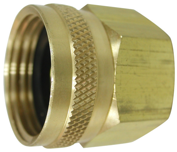 Landscapers Select PMB-055-3LC Hose Adapter, 3/4 x 3/4 in, FHT x FIP, Brass, Brass, For: Garden Hose [SKU: ORG5961180]