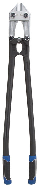 Vulcan JL-WD-0636 Bolt Cutter, 10 mm Cutting Capacity, Chrome-Molybdenum Steel Jaw, 36 in OAL, Black/Blue Handle [SKU: ORG5103288]