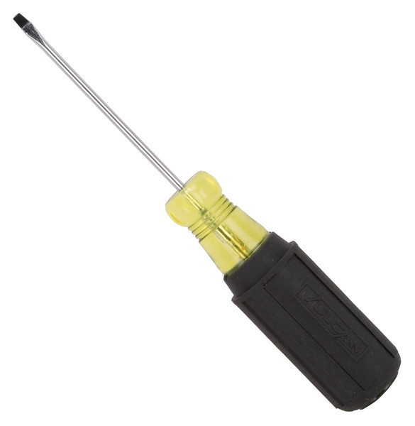 Vulcan Screwdriver, 1/8 in Drive, Slotted Drive, 6-1/2 in OAL, 3 in L Shank, Plastic/Rubber Handle [SKU: ORG8191587]