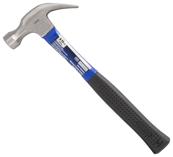 Vulcan JL20396 Hammer, 16 oz Head, Curved Claw Head, CS Head, 12-3/4 in OAL [SKU: ORG9851569]