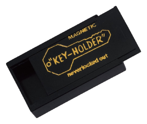 Vulcan TSC70121 Magnetic Key Holder, PVC, Black, 1-5/8 in W, 3/8 in H, 3 in D [SKU: ORG2016921]