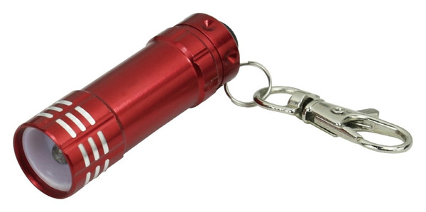 Vulcan 81-863 Key Chain, Snap Key Ring Ring, 1-3/4 in L Ring, Aluminum Case, Red [SKU: ORG2132934]