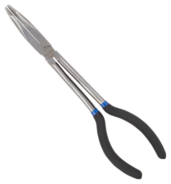 Vulcan JL-PR51100-90 Bent Nose Plier, 11 in OAL, 5.2 cm Jaw Opening, Black Handle, Non-Slip Grip Handle, 3/4 in W Jaw [SKU: ORG2866200]