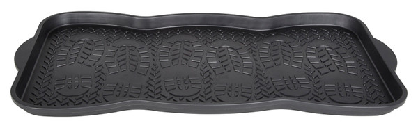 Diamondback 76055 Boot/Shoe Tray, 29-1/2 in L, 15 in W, Plastic Surface, Black [SKU: ORG5038088]