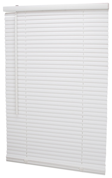 Simple Spaces PVCMB-1A Blind, 64 in L, 23 in W, Vinyl, White [SKU: ORG0012252]
