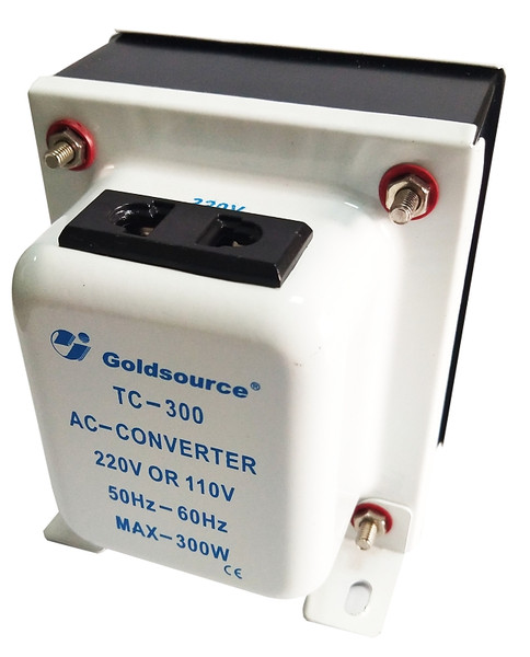 Goldsource TC-TYPE Step Up and Step Down Transformer, 4-1/4 in L x 3-3/8 in W x 4 in H, 300 W [SKU: ORG9220823]